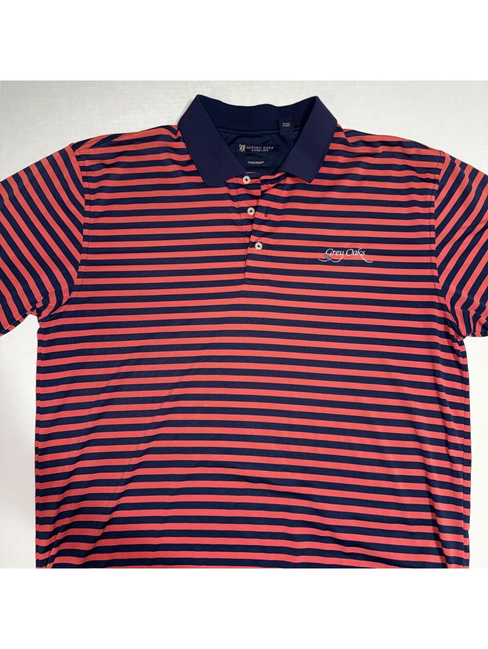 Oxford Golf Super Dry® (Coolmax®) performance golf polo shirt Size XXL